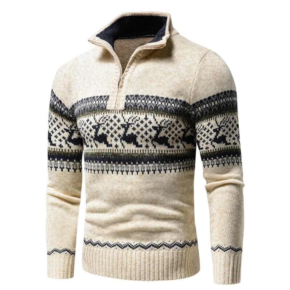 Świąteczny sweter męski | Zamek
