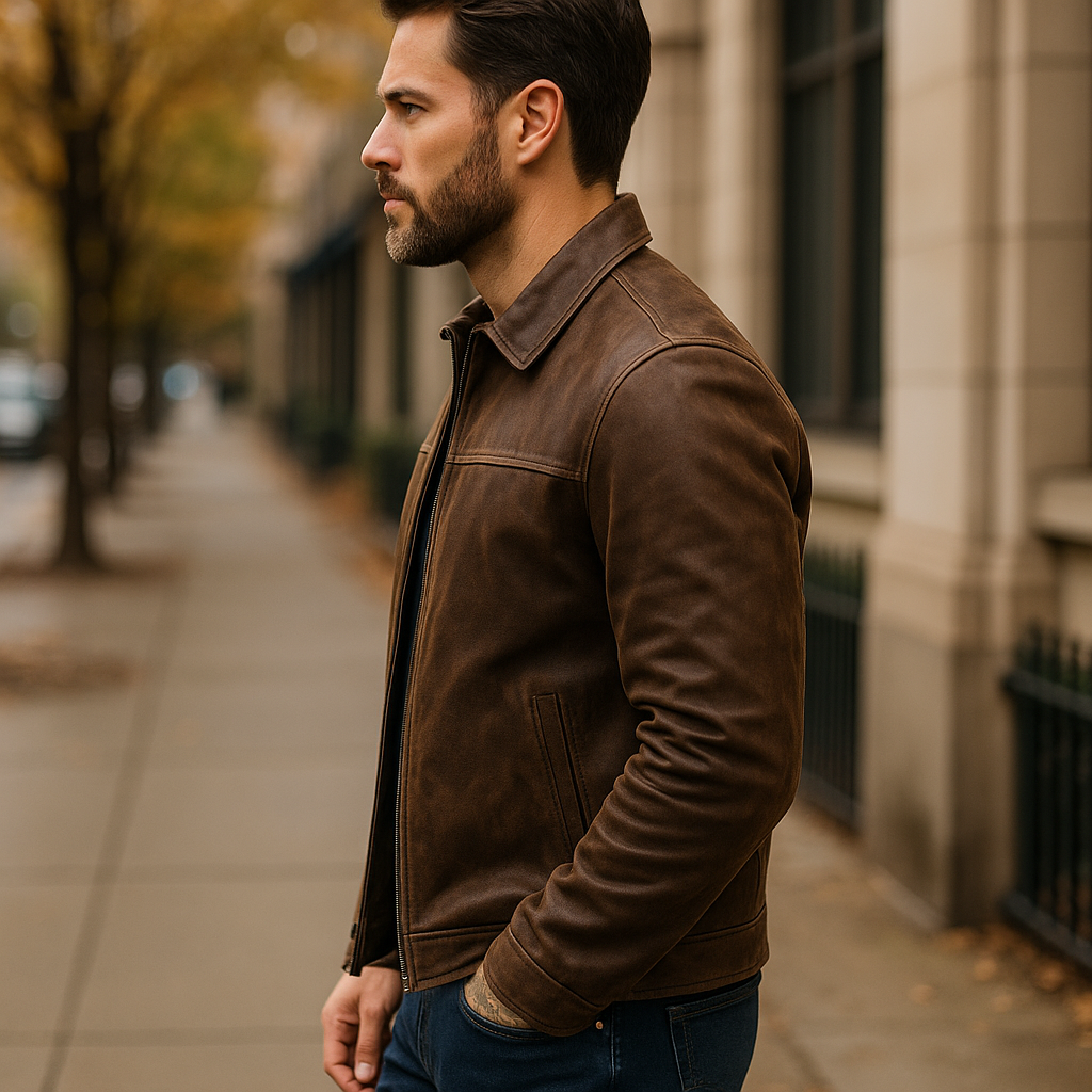 Męska kurtka zimowa | Pełny zamek błyskawiczny