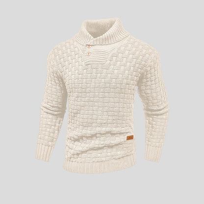 Męski sweter z dzianiny | Ciepły design