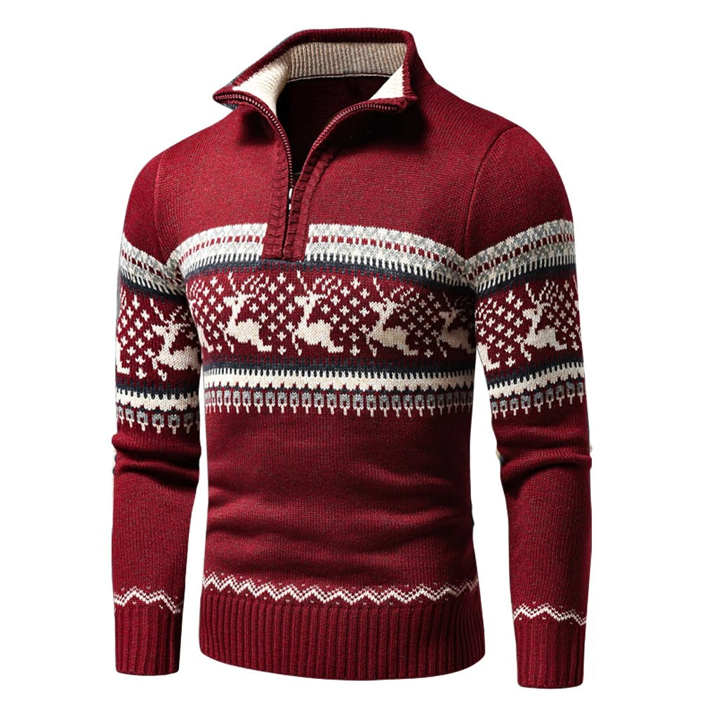 Świąteczny sweter męski | Zamek