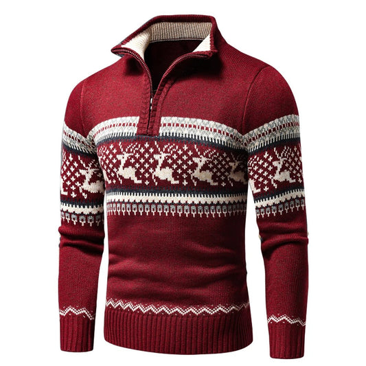 Świąteczny sweter męski | Zamek