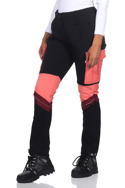 Damskie Spodnie Outdoorowe – Krój Slim z Kieszeniami