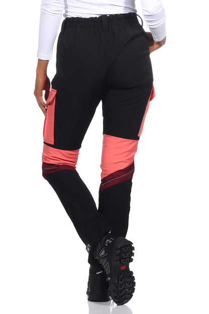 Damskie Spodnie Outdoorowe – Krój Slim z Kieszeniami