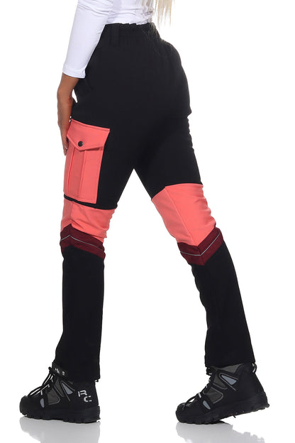 Damskie Spodnie Outdoorowe – Krój Slim z Kieszeniami