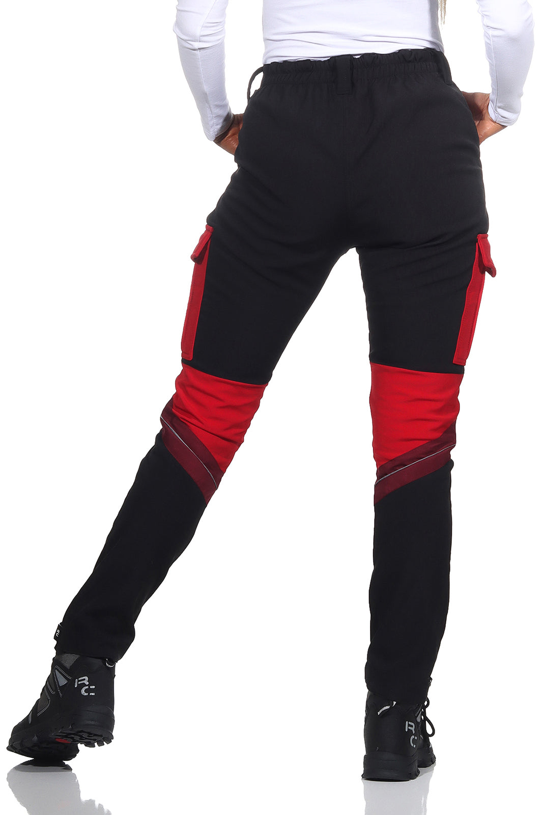 Damskie Spodnie Outdoorowe – Krój Slim z Kieszeniami