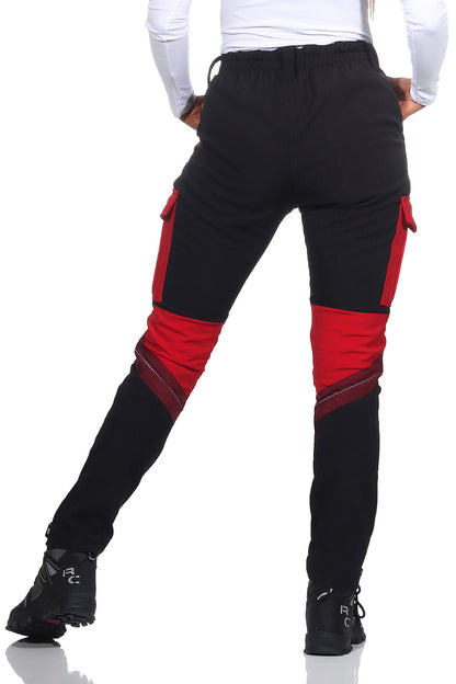 Damskie Spodnie Outdoorowe – Krój Slim z Kieszeniami