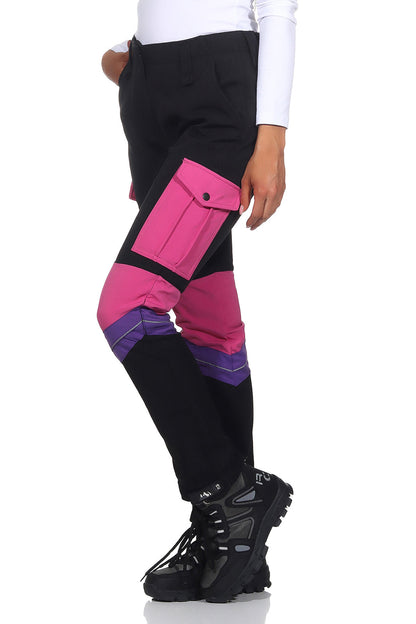 Damskie Spodnie Outdoorowe – Krój Slim z Kieszeniami