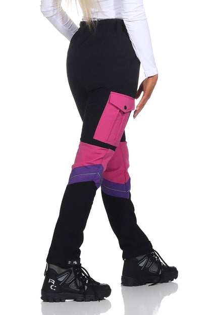 Damskie Spodnie Outdoorowe – Krój Slim z Kieszeniami