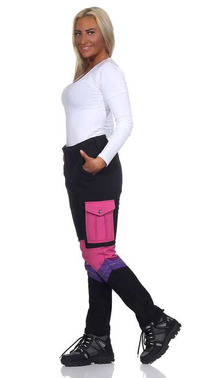 Damskie Spodnie Outdoorowe – Krój Slim z Kieszeniami