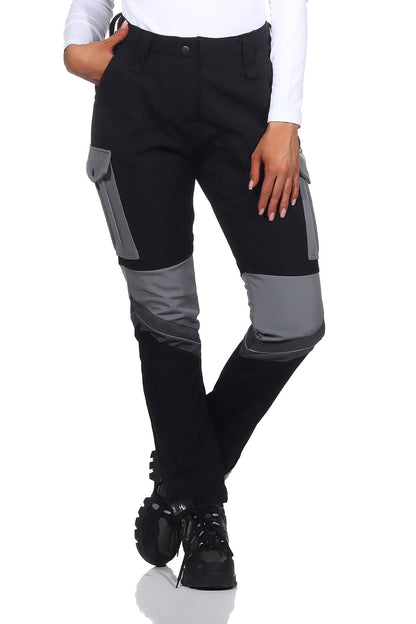 Damskie Spodnie Outdoorowe – Krój Slim z Kieszeniami