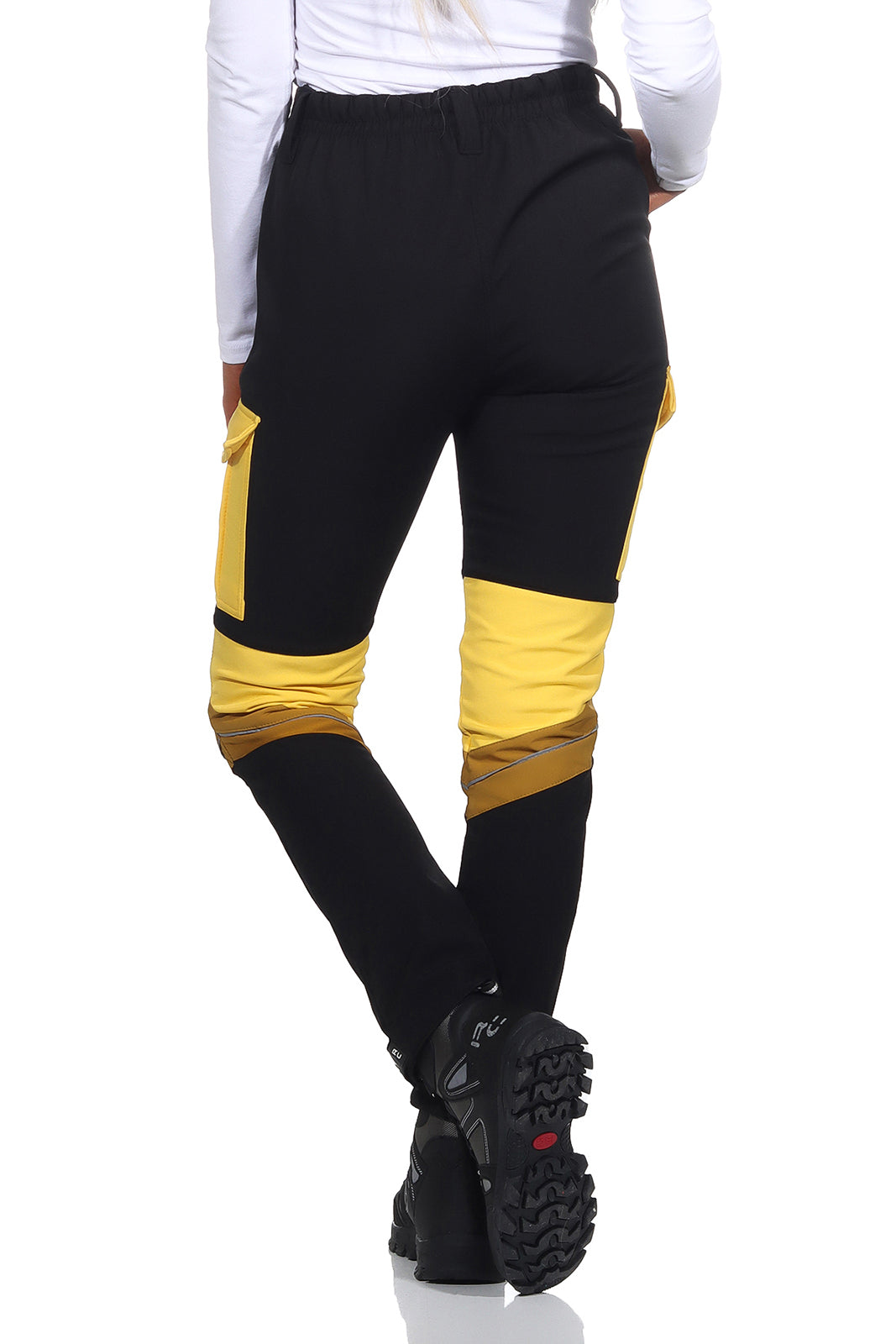 Damskie Spodnie Outdoorowe – Krój Slim z Kieszeniami