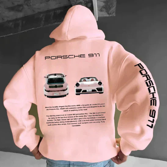 Męska bluza z kapturem Racing | Luźny krój